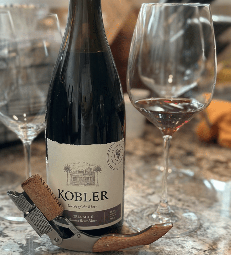 photo of kobler grenache wine bottle